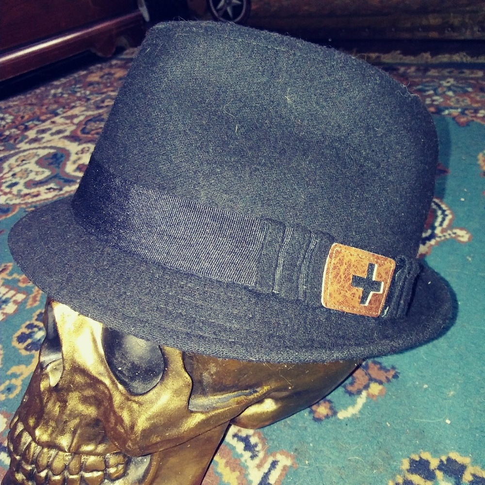 The Hatter Co. Black felt fedora